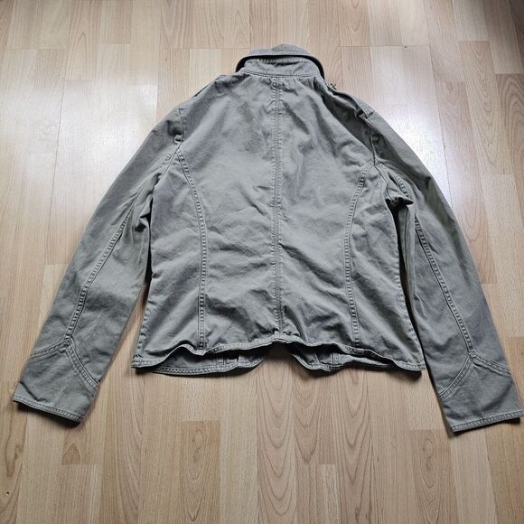 LAUREN JEANS CO. RALPH LAUREN‎ Jacket Womens Large DENIM LIGHT GREEN Western - Picture 9 of 10